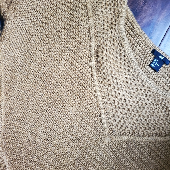 Mustard yellow sweater size small by h&m , very oversized,  beautiful de… - Picture 5 of 5